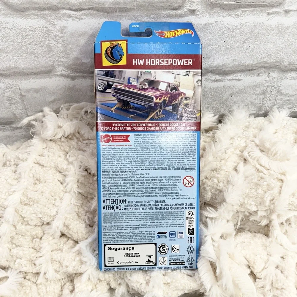 Mattel Hot Wheels HW Horsepower 5-Pack 1:64 Diecast Cars - NEW